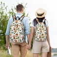 thumbnail image 4 of Balery Monkeys Swinging from Palms Mochila Clásica Impresa Básica para Viaje, Mochila Escolar Resistente al Agua, Mochila de Lona con Correas Ajustables-Medium, 4 of 5