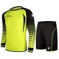 thumbnail image 2 of KELME Soccer Goalie Jersey Padded Uniform Kit - Goalkeeper Jersey, Shorts &, 2 of 9