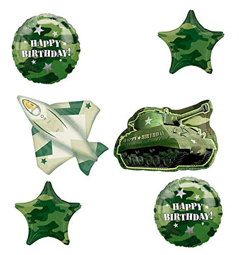 Home Furniture Diy Army Tank Camouflage Party Supplies Birthday