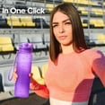 thumbnail image 2 of GEDUX 32oz Sports Water Bottle with Time Marker BPA Free Leak Proof Wide Mouth Lightweight Sport Travel Water Bottle, 2 of 7