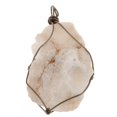 thumbnail image 4 of Colgante irregular Zulema de piedra natural alambre a mano 30mm - 50mm, 4 of 8