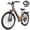 Gold, variant on Electric Bike for Adults,over 1200W Peak Motor Ebike,Up to 55Miles,over 20MPH E Bicycle,7-Speed with Free Lock,(Gray)