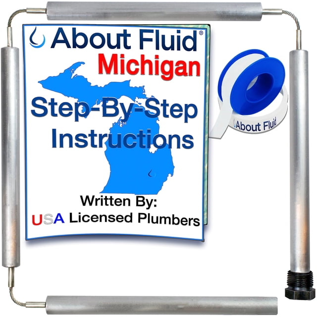 Kit de Varilla Ánodo para Calentador de Agua About Fluid Michigan 112 cm