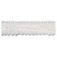 thumbnail image 2 of Belagio 1.5" Wide x 10 Yards, Stretch Sequin Trim, White, 1 Bolt, 2 of 2