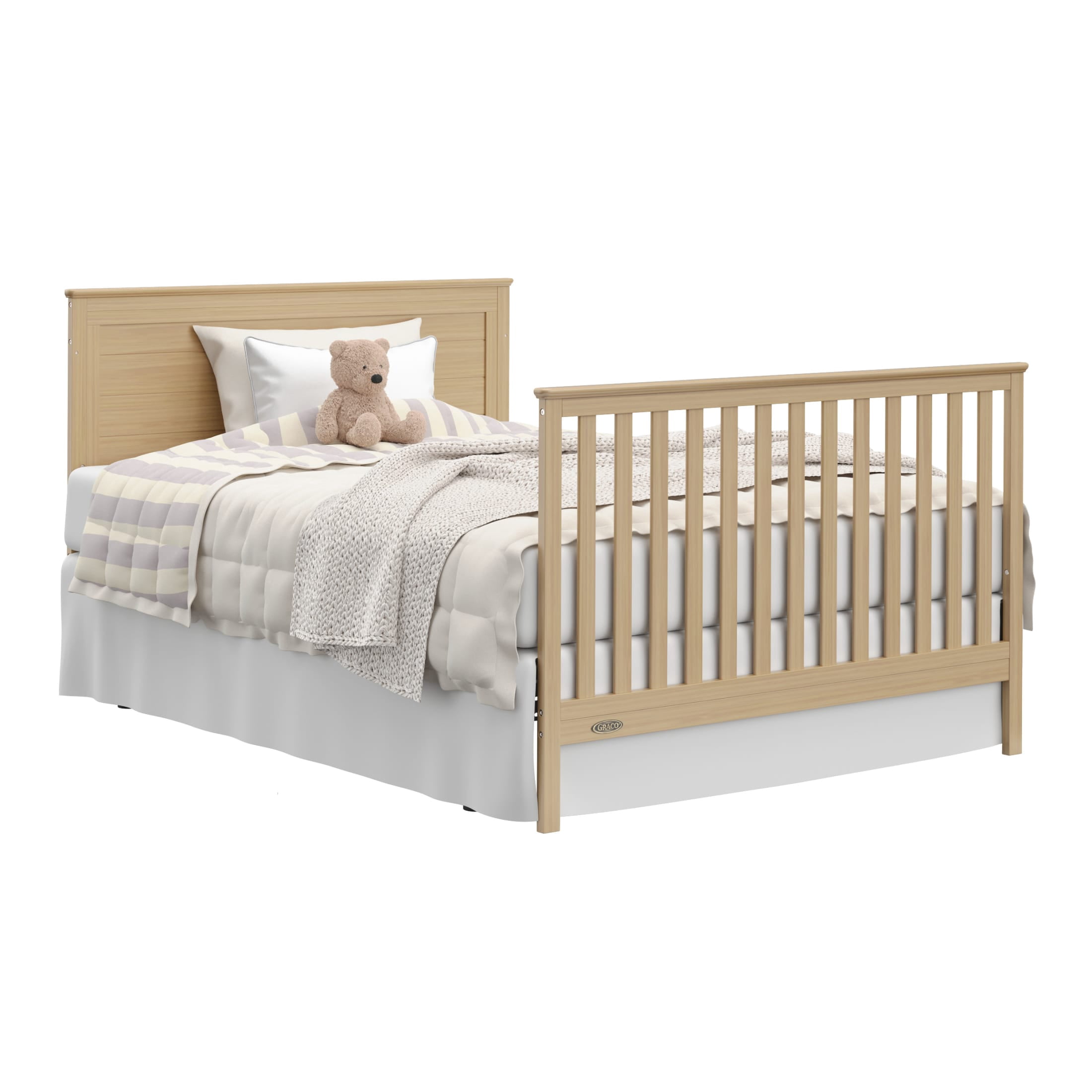 Graco Tristan Convertible Crib With Drawer - Driftwood
