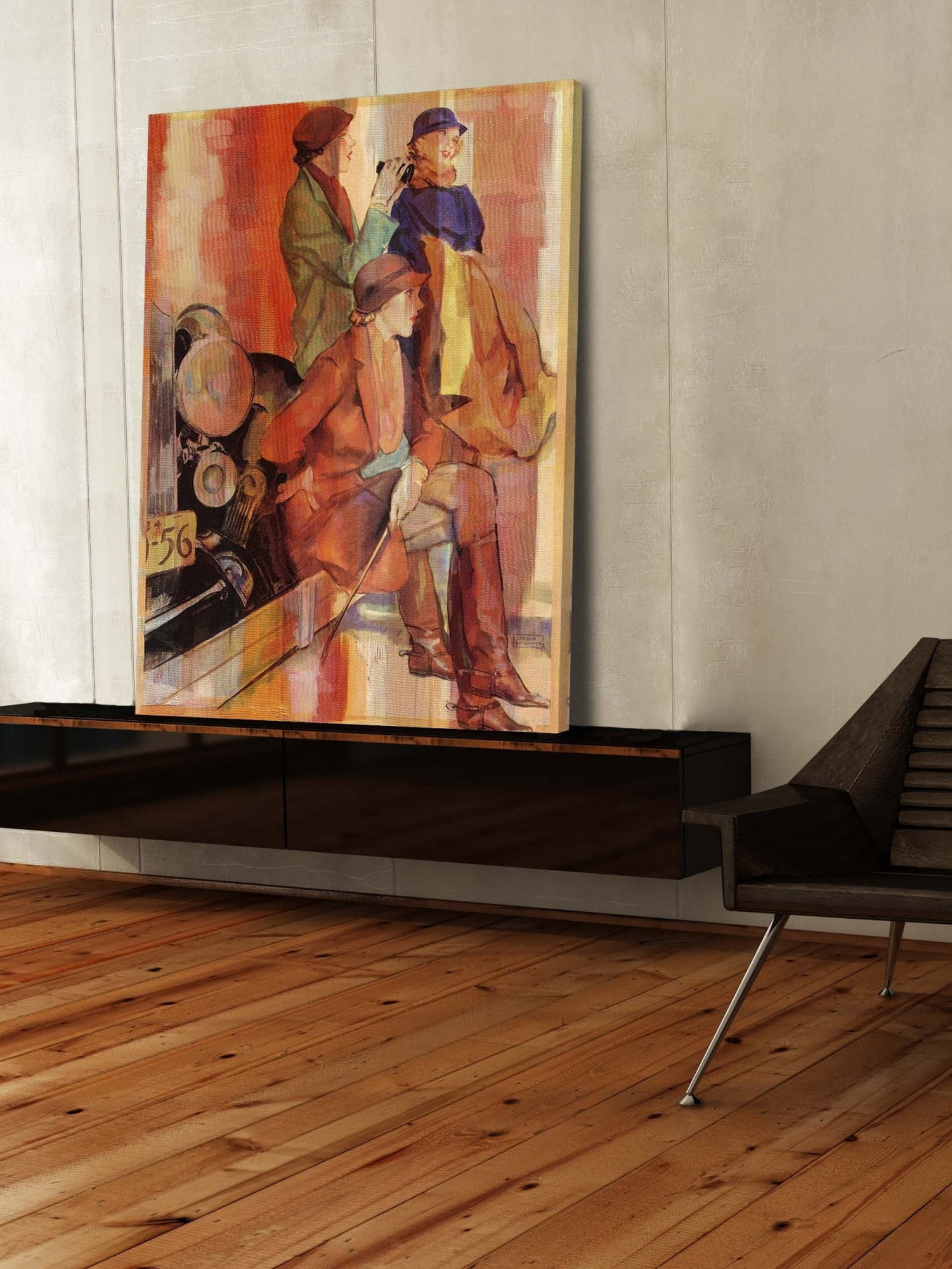 Parvez Michel Inc Parvez Taj - Girls Day Painting Print on Canvas - Multi-color
