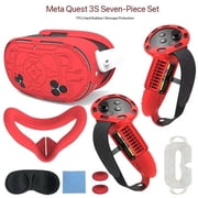 7pcs Accessories Set Soft VR Protective Cover for Meta Quest 3