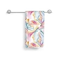 thumbnail image 3 of KLL Abstract Marble Texture Ultra Absorbent & Soft Hand Towels for Bath, Hand, Face, Gym and Spa-27.5x16in, 3 of 7