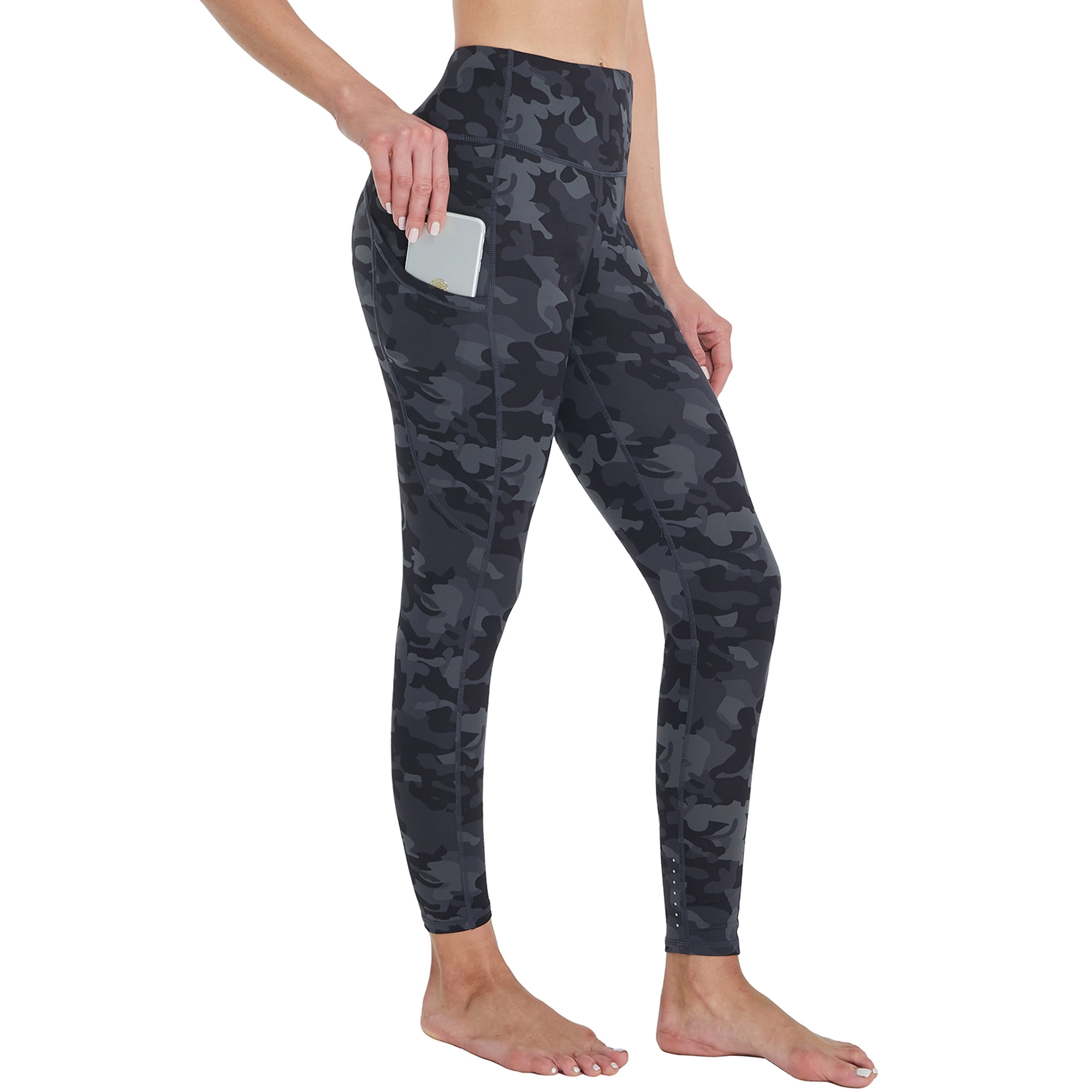 Blue Camo Yoga Pants