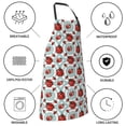 thumbnail image 5 of Zufioo Insects Print Adult Waterproof Apron, Cooking Apron, Flower Arranging and Painting Apron-Adjustable Straps, with Pockets, Kitchen Supplies-One Size, 5 of 9