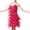 Hot Pink, variant on Staron Party Dresses for Women Sequin Feather Mini Dress Crewneck Sleeveless Casual Cocktail Night Out Stretchy Elastic, Rose Gold XL