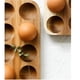thumbnail image 5 of Caja de almacenamiento de madera a prueba de golpes para huevos de madera maciza creativa de doble fila Caja de almacenamiento de madera a prueba de golpes para huevos de madera de acacia, 5 of 5