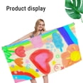 thumbnail image 5 of Boovnll Beach Towels, Quick Dry Sand Free Microfiber Oversized Beach Towel Lightweight for Beach Yoga Gym Pool, Beach Accessories, 28x59", 5 of 8