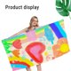 thumbnail image 5 of Toalla de playa grande de microfibra | 70 x 140 cm, secado rápido y resistente a la arena | Manta de viaje multiusos para piscina, camping y pícnic | Toalla de baño absorbente para adultos y niños, 5 of 8