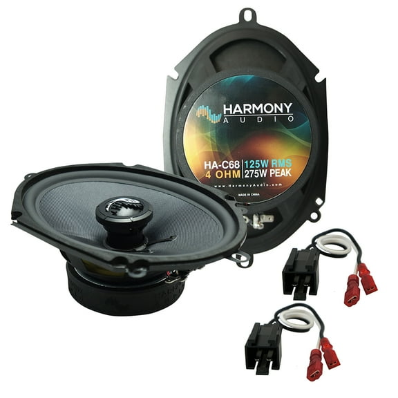 Fits Chrysler Town & Country 02-07 Front Door Upgrade Harmony HA-C68 Speakers