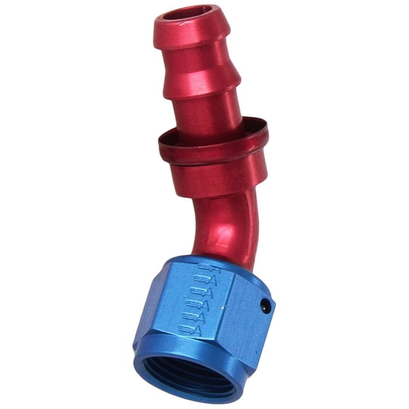 Aeroquip FCM1523 Aluminio -08AN Conector de manguera sin enchufe de 45 grados