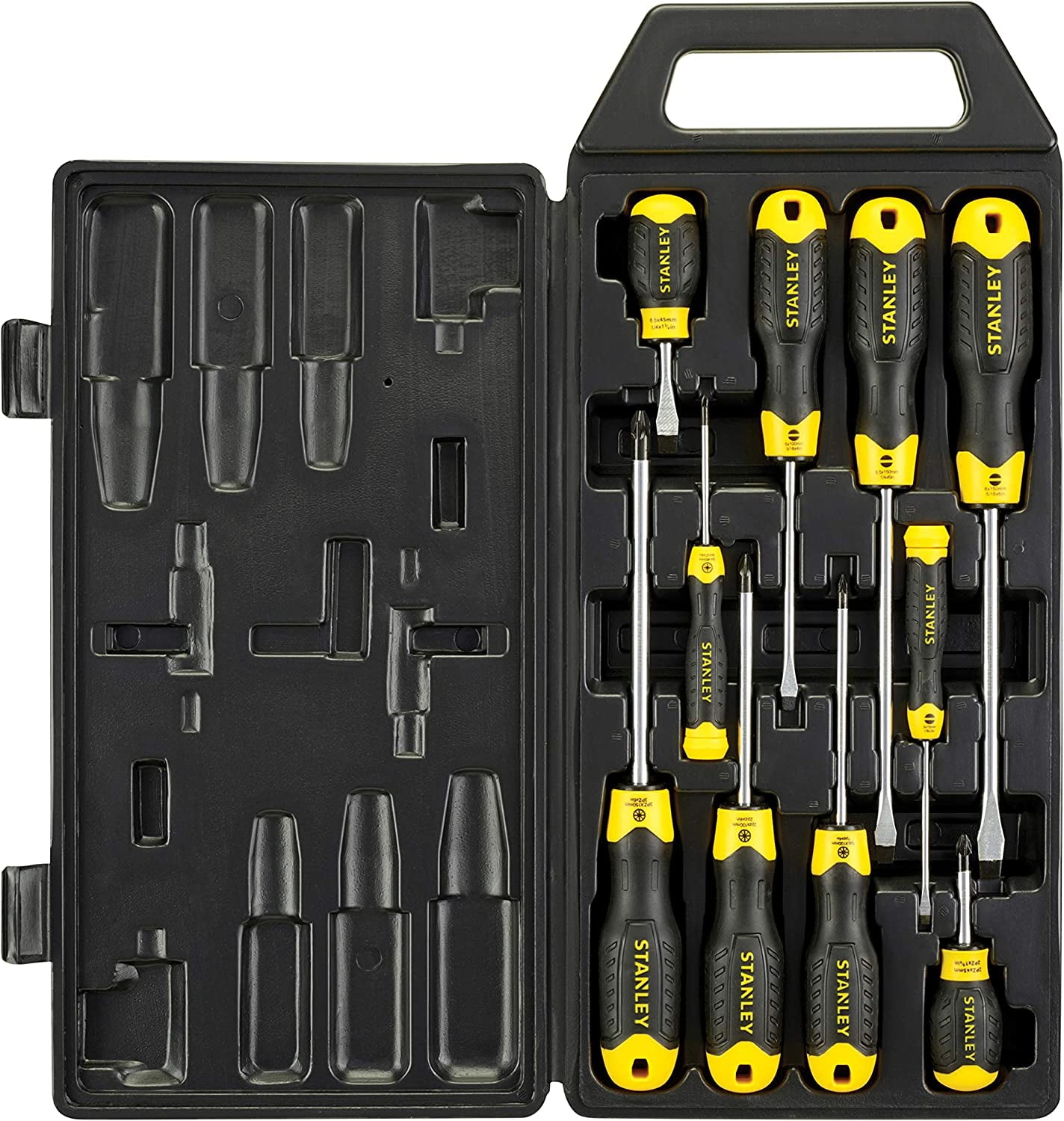 STANLEY - Cushion Grip Screwdriver Set, 10 Piece
