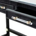 thumbnail image 2 of Amara Charcoal Rattan Desk, 2 of 7