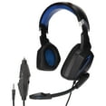 thumbnail image 1 of Auriculares para juegos con sonido estéreo envolvente, auriculares supraaurales con micrófono con cancelación de ruido para ordenadores, portátiles y tabletas, 1 of 9