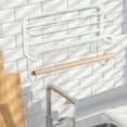 thumbnail image 1 of Ovzne Kitchen Wall Mounted Storage Rack Baking Roll Paper Rack Seasoning Jar Storage Rack Non Perforated Wall Mounted Seasoning Rack On Clearance, 1 of 4