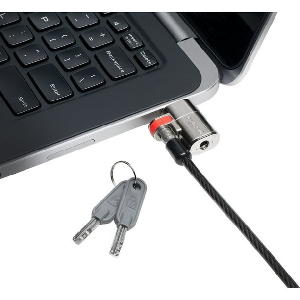 Kensington ClickSafe Keyed Laptop Lock for WedgeShaped Lock Slot
