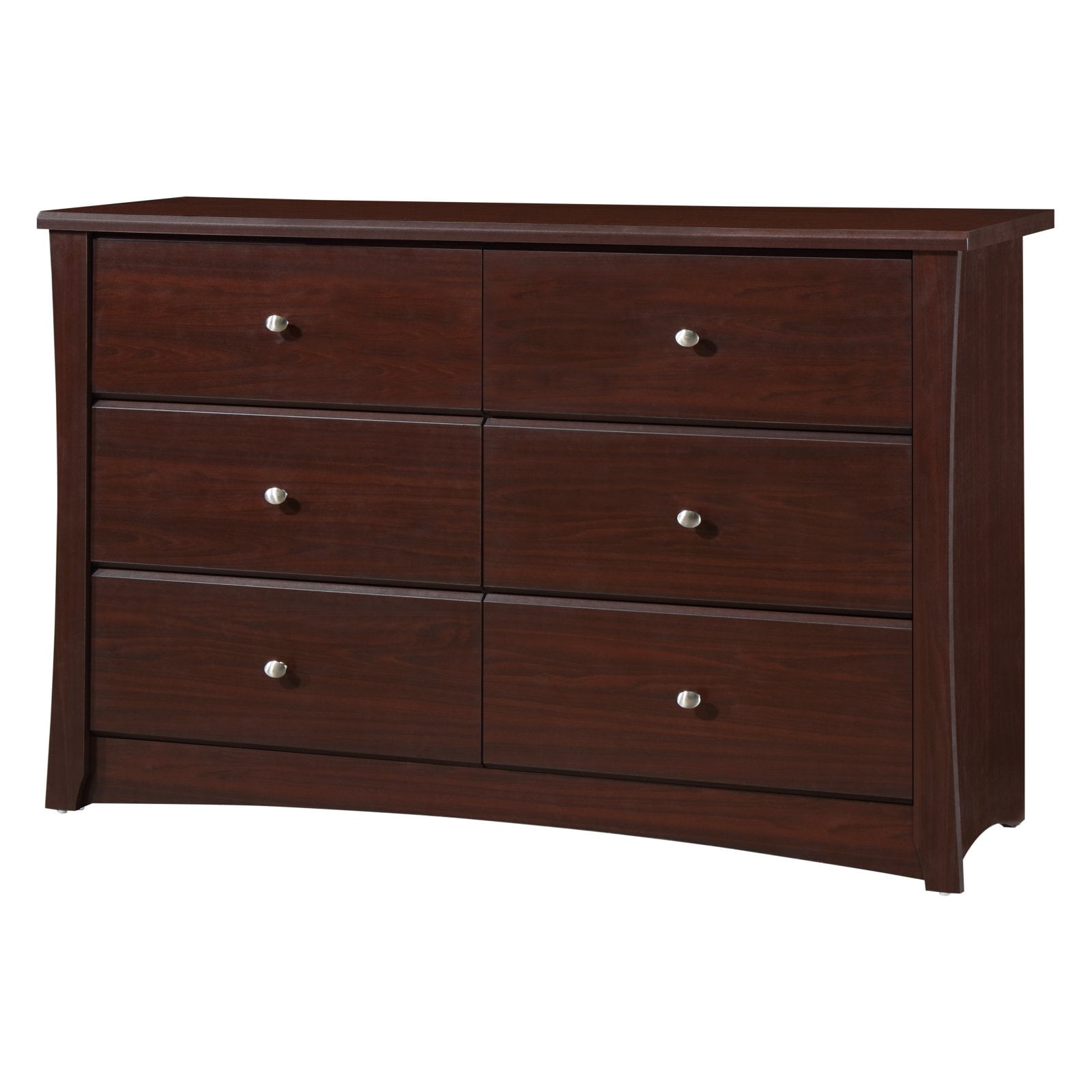 Storkcraft Crescent 6Drawer Double Dresser, Espresso BrickSeek