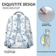 thumbnail image 5 of Boho Chic Commuter Backpack - Tribal Print, 17 Inch Laptop Pocket, Heavy Duty Fabric, Large Capacity for School, Work & Travel, 5 of 6