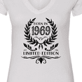 thumbnail image 4 of Inktastic Born in 1969 Limited Edition Women's V-Neck T-Shirt, 4 of 5