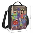 thumbnail image 5 of Bob's Burgers Lunch Bag, Insulated Lunch Box Large Capacity Reusable Insulated Cooler Lunch Totes Bag for Work Office School Camping Travel Picnic, 5 of 7