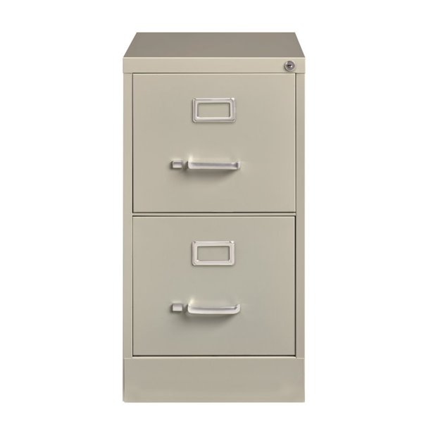 Hirsh 22 Deep Commercial 2 Drawer Vertical File Cabinet In Light Gray Walmart Com Walmart Com