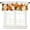 Pumpkin, variant on Harvest Pumpkin Kitchen Curtains Valances for Window,Tanksgiving Fall Curtains & Drapes Rod Pocket Maple Leaf Curtain Autumn Short Topper Valance for Kitchen Window Curtains Over Sink 54x18in,1 Panel