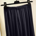 thumbnail image 4 of Tnhcen Women's Elastic Waist Drawstring 7/8 Length Pajama Pants Casual Modal Cotton Polyester Blend Plus Size Sleepwear Home Wear Comfort Lounge Pants M - 5XL, 4 of 5