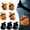 7Pcs, variant on 7Pcs Halloween Ornaments Cute Sleeping Animals in Pumpkin with Witch Hat, Orange and Black Jack O Lantern Hanging Decor for Halloween Tree Shelf Wreath Home Party Spooky Decorations, 3.14 Inch