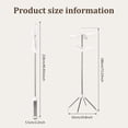 thumbnail image 2 of Clothes Drying Rack Foldable Laundry Drying Rack Indoor 70.9-Inch Drying Rack Clothing with 6 Rotatable Arms, Stainless Steel, Holds 48 Pieces Space Saving Portable, 2 of 18