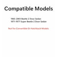 thumbnail image 5 of Tempered Door Window Door Glass Compatible with Beetle / Super Beetle 2-Door Sedan 1965-2003 Models Fit Both Side, 5 of 6