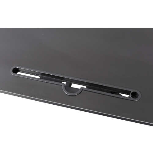 Adjustable Height Standing Desk Converter with Keyboard Tray – Sit to Stand Desktop Riser for Laptop & Monitor, Ergonomic Workstation, Black