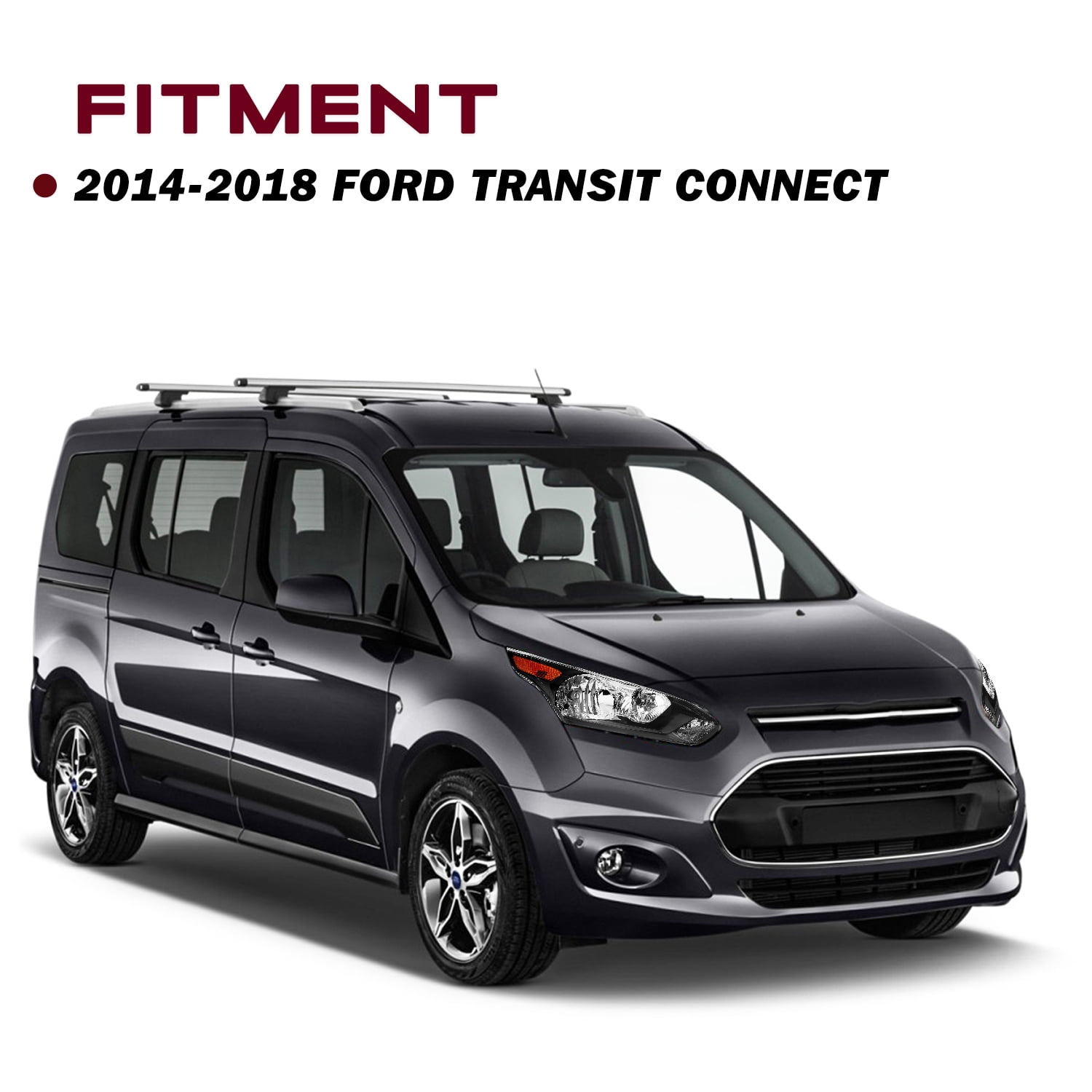 Fit 2014-2018 Ford Transit Connect Halogen Passenger Headlight Headlamp