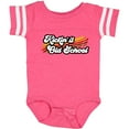 thumbnail image 3 of Inktastic Kickin' it Old School with Weathered Retro Stripe Boys or Girls Baby Bodysuit, 3 of 5