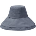 thumbnail image 4 of CoCopeaunts Large Bucket Hat Wide Brim Summer Sun Cap for Female Sun Protection UV Wild Wear Fisherman Hat with Windproof Rope, 4 of 8