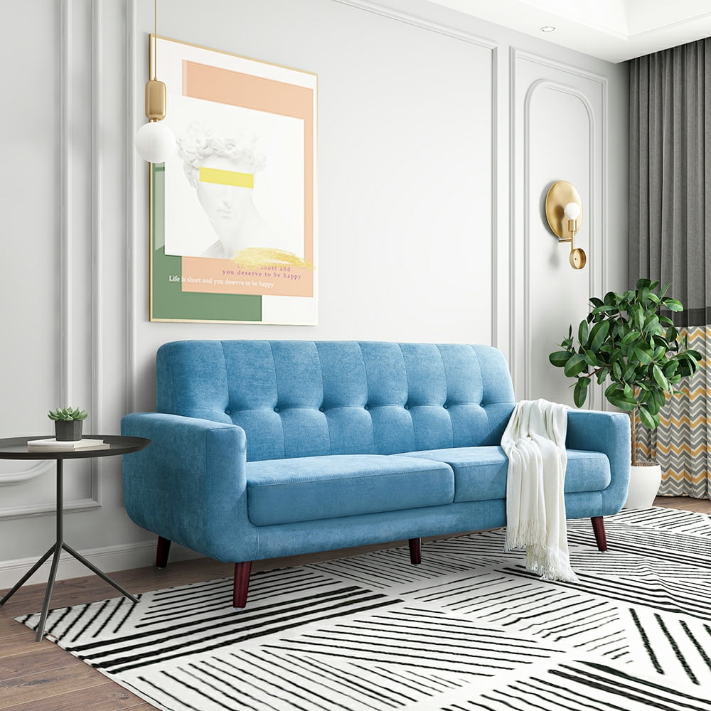 Love Seats Clearance, 79" Sectional Sofa and Couch with Solid Wood