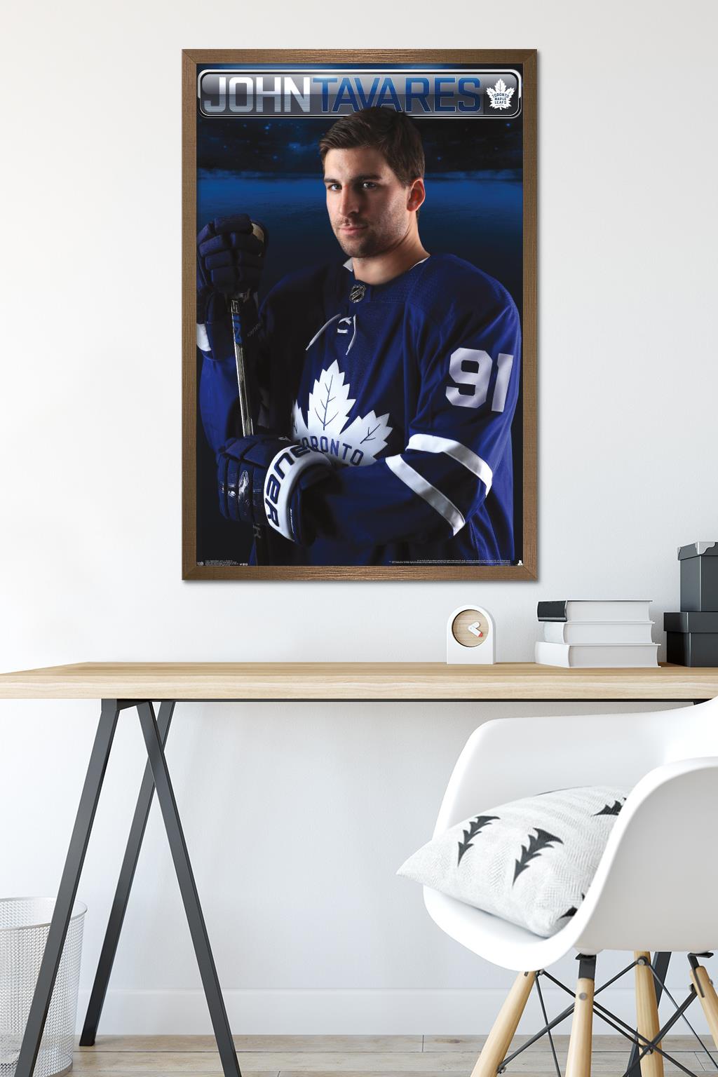 NHL Toronto Maple Leafs - John Tavares 18 Wall Poster, 22.375" x 34", Framed