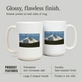 thumbnail image 4 of 15 fl oz Ceramic Mug, Montana, Lone Mountain, Dishwasher & Microwave Safe, 4 of 5