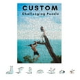 thumbnail image 1 of Custom Photo Jigsaw Puzzles, More Challenging Wooden Jigsaw Puzzles, Featuring Unique Irregular Animal Shape Pieces, 299 PCS, 1 of 9
