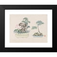 thumbnail image 2 of Anonymous 24x20 Black Modern Framed Museum Art Print Titled - Bonsai Kabenzu, Pl.16 (1868-1912), 2 of 5