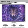 thumbnail image 7 of Xixirimido Mystic Purple Forest Wolf Print SUV Cargo Liner Car Trunk Mat Universal Trim-to-Fit All Weather Cargo Mats for Most Car Model Trunk Liner Floor Mat Cargo Cover, 7 of 7