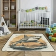 thumbnail image 3 of WOBOGO Great White Shark on The Oceans Illustration Baby Playmats Extra Large Waterproof Rollable Activity Pads for Toddlers 50×50inch, 3 of 7