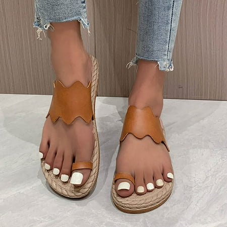 

Dressy Sandals for Womens Summer Heels- New Casual Sandals Brown Size 8.5