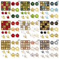 thumbnail image 5 of 44 bolas navideñas de plástico reutilizables, irrompibles, con lazo para colgar, de 3 a 6 cm, para decoración de árboles de Navidad, 5 of 5