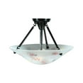 thumbnail image 2 of Meyda Tiffany 109968 18" W Supernova Fused Glass Semi-Flushmount Ceiling Fixture -, 2 of 6
