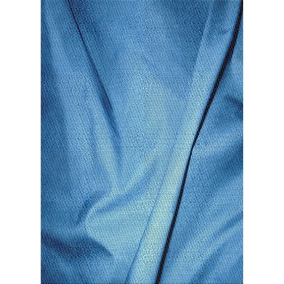 Ahgly Company Indoor Rectangle Patterned Blue Novelty Area Rugs, 5' x 8'